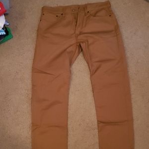 Levi 502 Khaki Colored Jeans